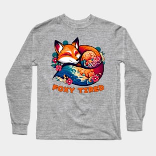 Tired fox Long Sleeve T-Shirt